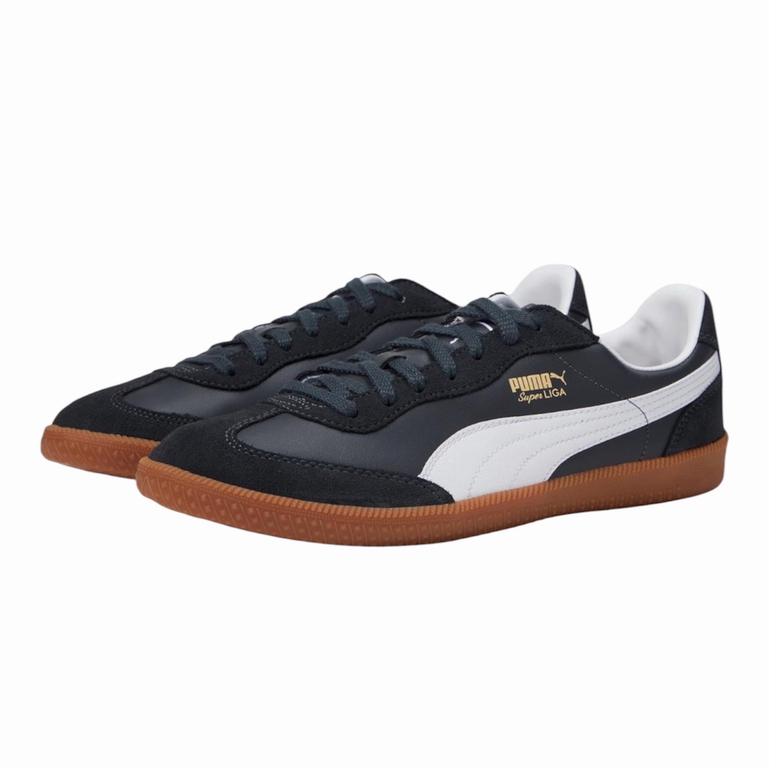 PUMA Super Liga OG Men’s Low Top Sneakers Navy/Black White 356999-09