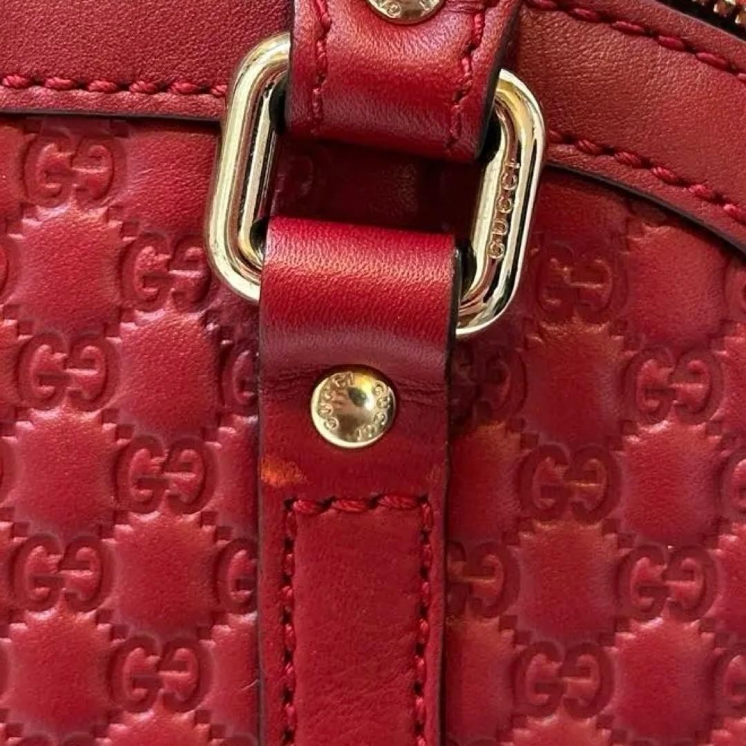 Brand new unused GUCCI micro GG shim 2WAY shoulder bag Gift Present 0611b