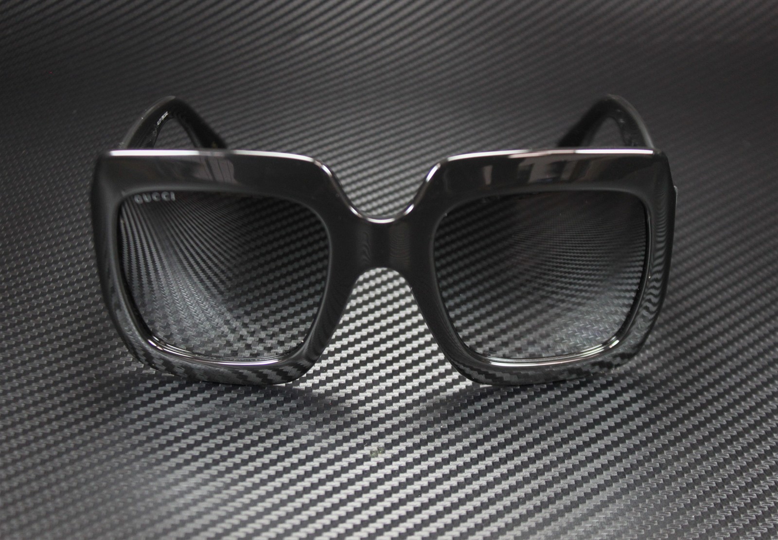 GUCCI GG0053S 001 Rectangular Square Black Grey 54 mm Women’s Sunglasses C