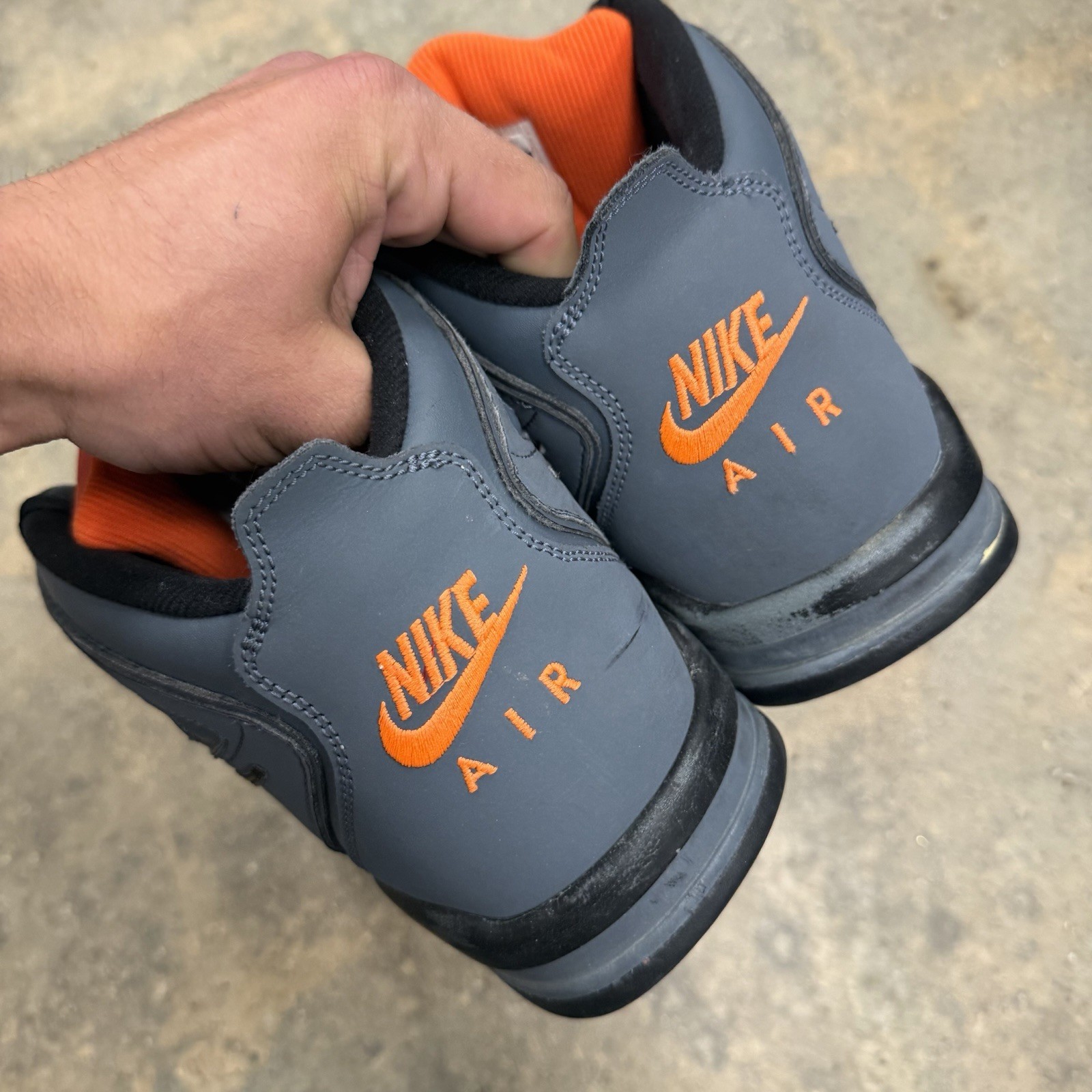 Nike Air Flight Falcon Mens Gray Athletic Shoes 397204-488 Size 13