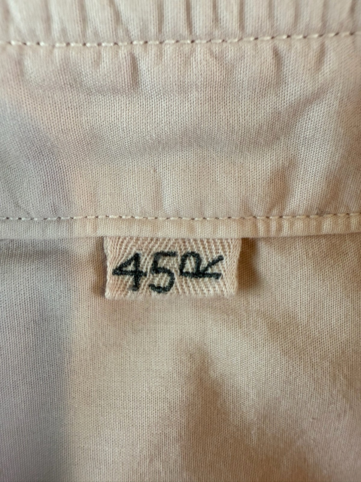 45rpm 45R Pink Cotton Button Down Shirt Made in Japan Men’s Size 4 (US M/L) NWT