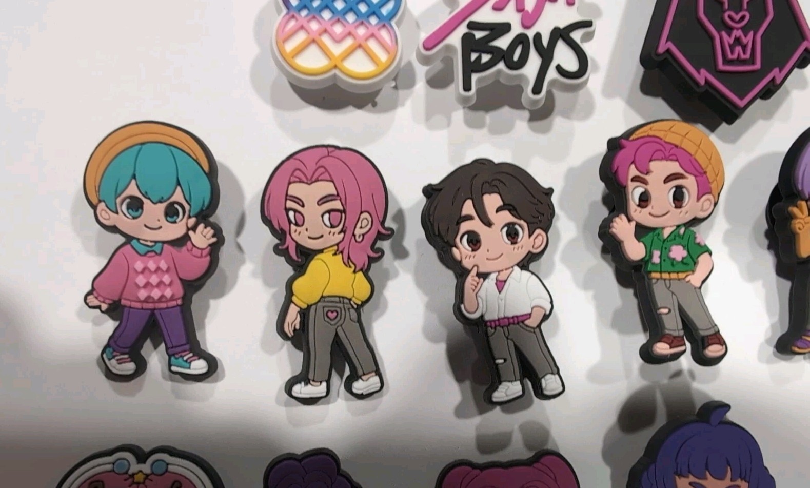 💥 KPop Demon Hunters Shoe Charms all 12 Pieces Included, Saja Boys, Huntrix 💥