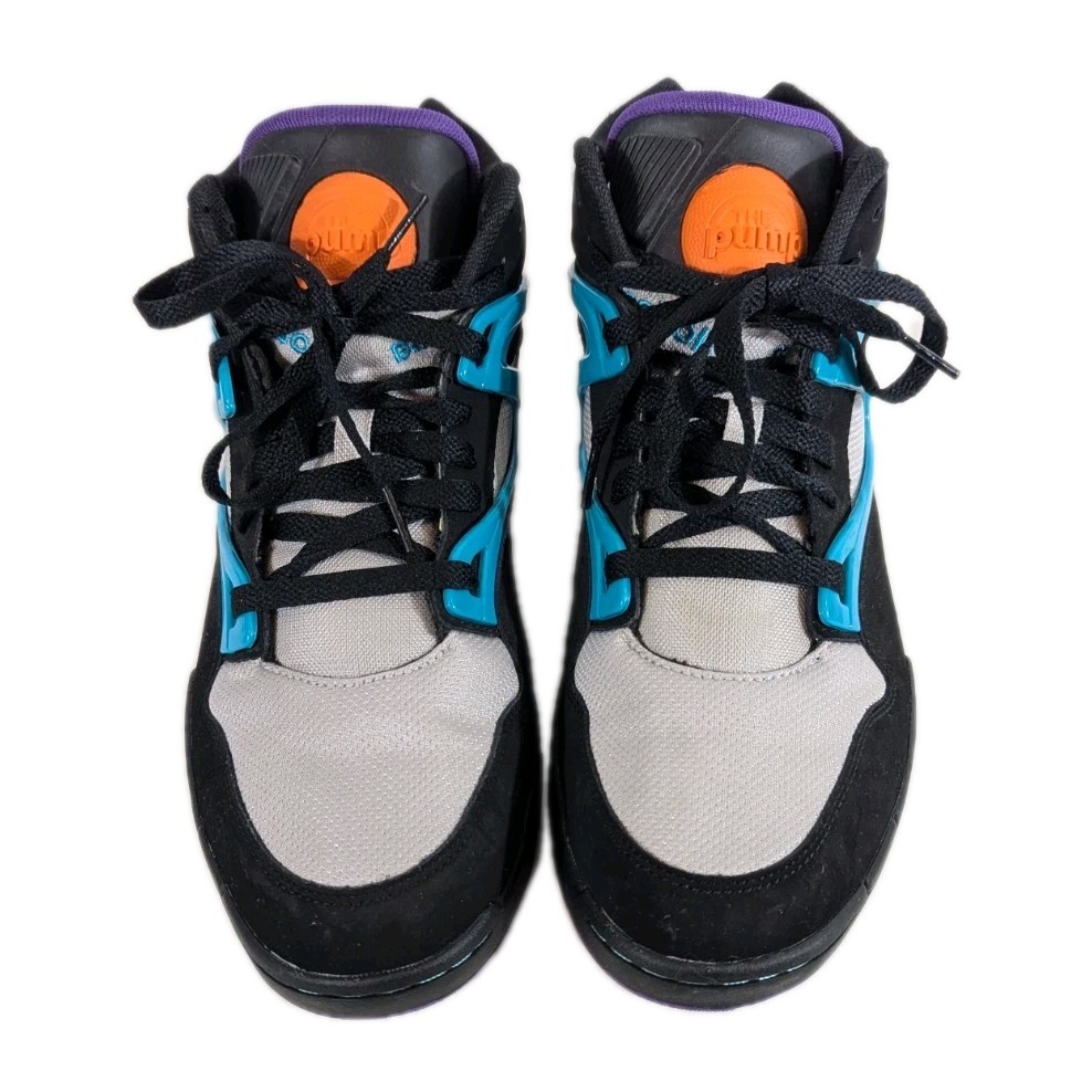 Charlotte Hornets Reebok Pump Omni Lite Shoes size 11.5 Teal Black White