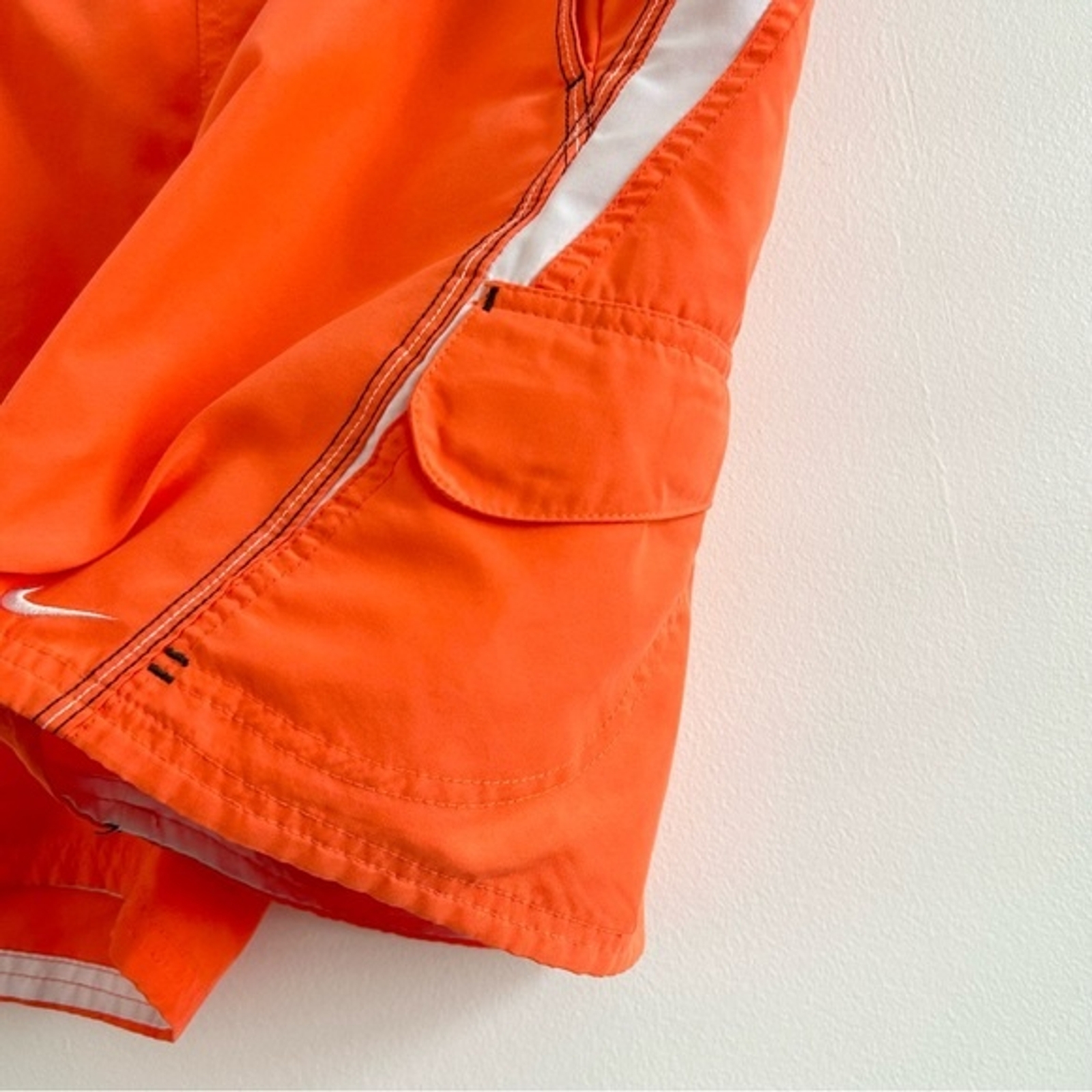 Nike Core Velocity Volley Shorts / Swim Trunks in Orange size Medium Cargo