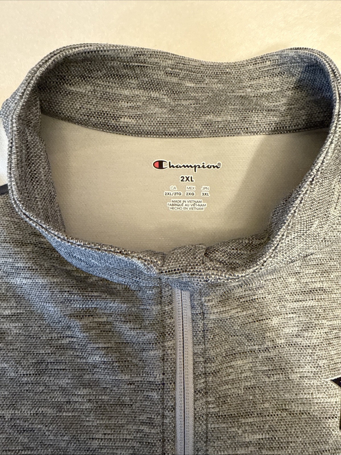 CHAMPION UCF Knights Full Zip Embroidered Jacket Gray XXL 2XL