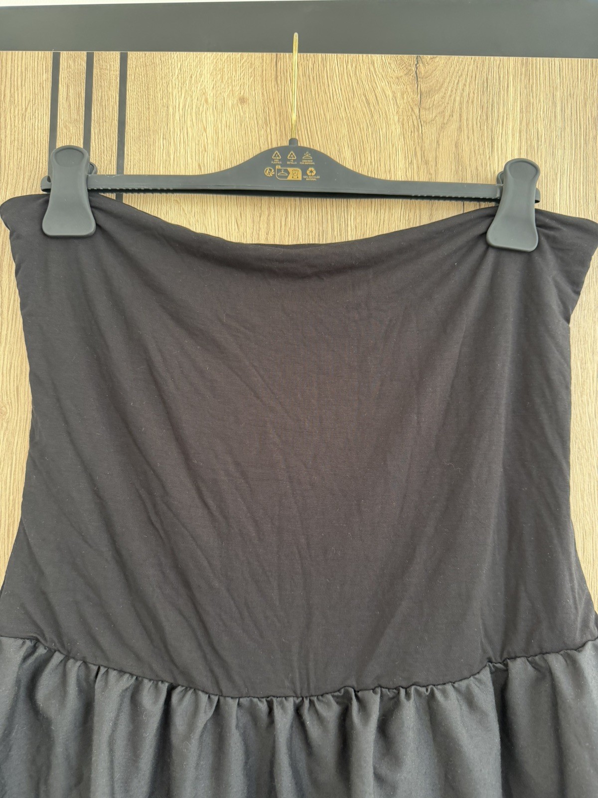Urban Outfitters Kimchi Blue Bandeau Bubble Mini Dress – Black Size XL RRP: £29