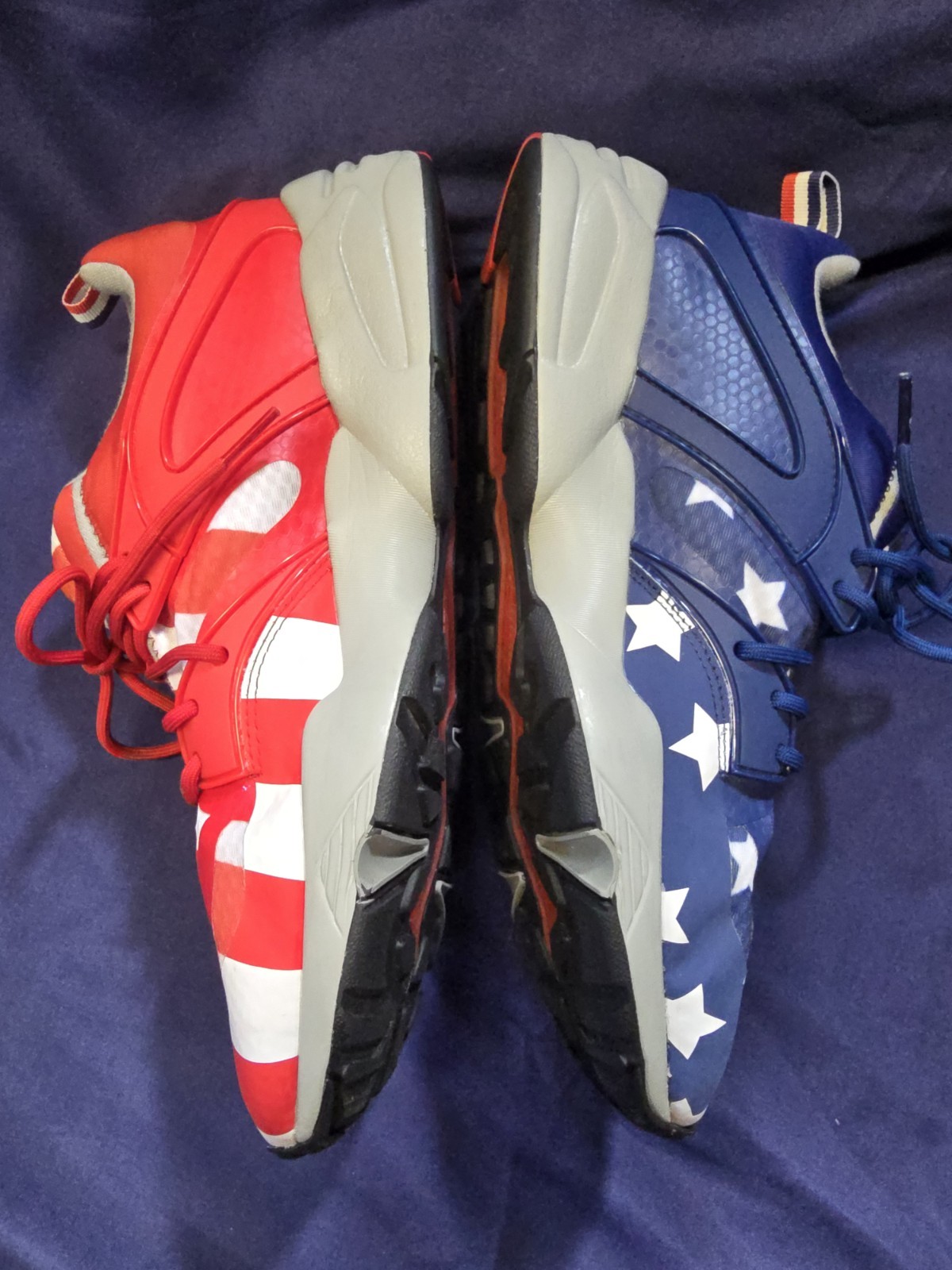 Puma Blaze Of Glory Red White Blue USA America Star Sneaker 362096-01 Mens Sz 10