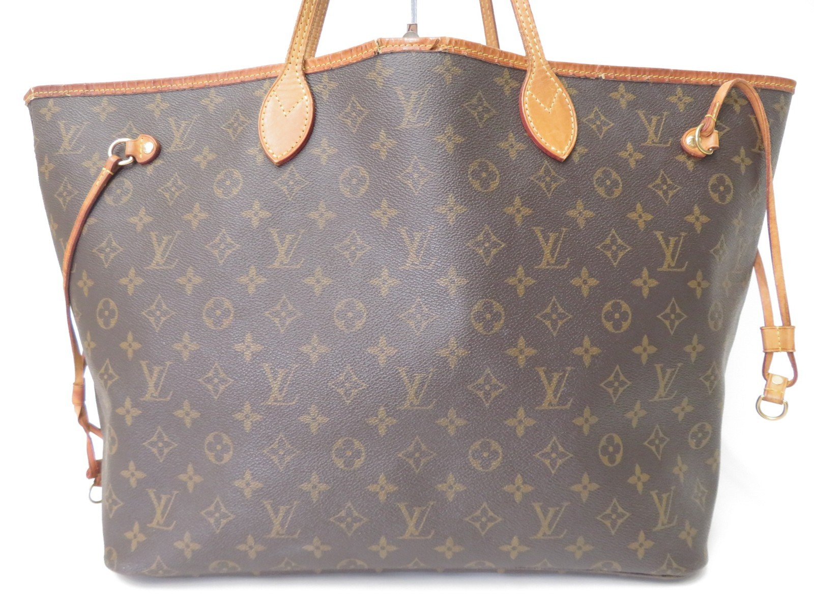Authentic Louis Vuitton Monogram Neverfull GM Tote Bag Handbag F#53203