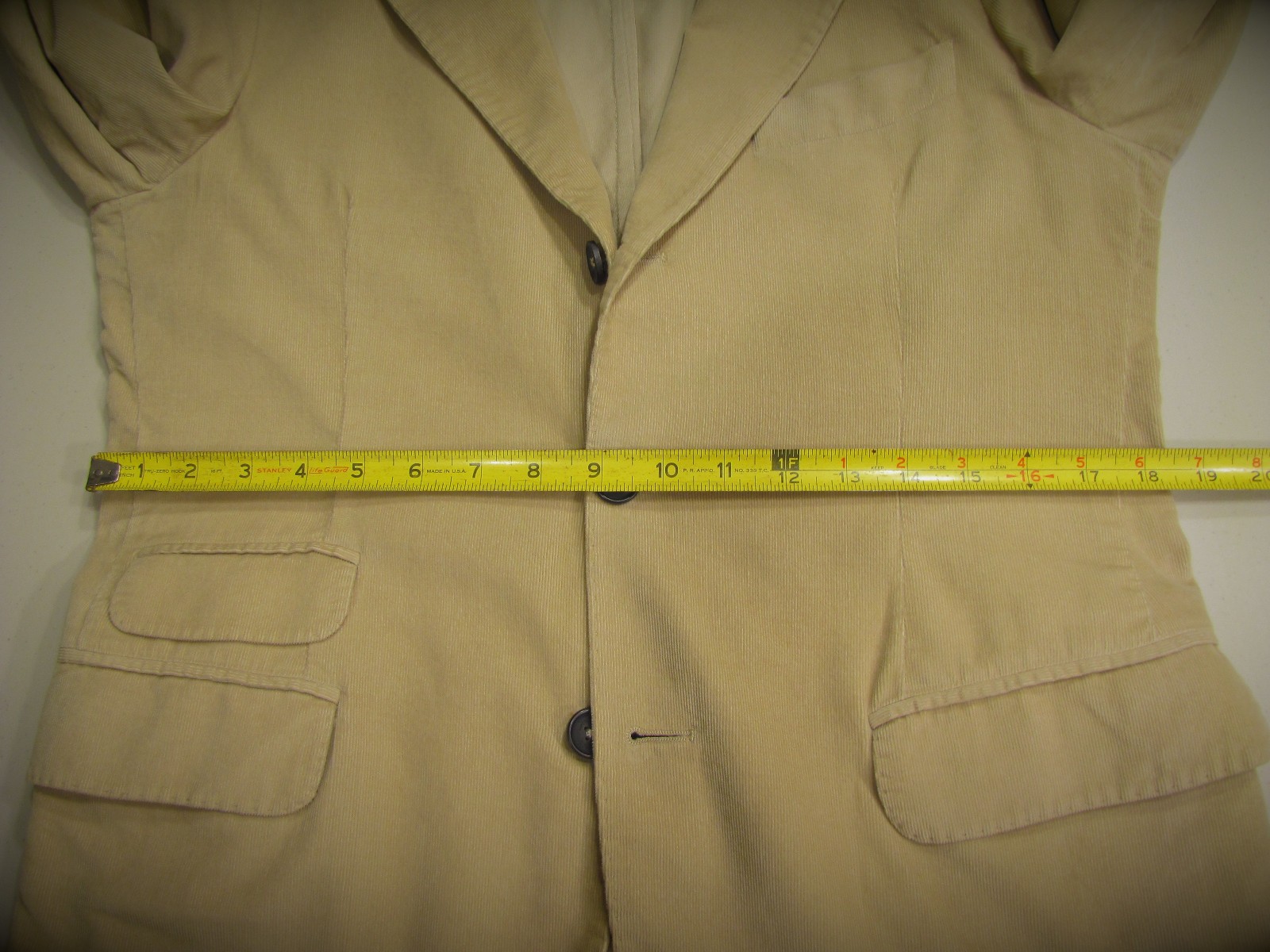 Massimo Alba corduroy sloop jacket 100% cotton desert tan men’s ALTERED 40 / 38