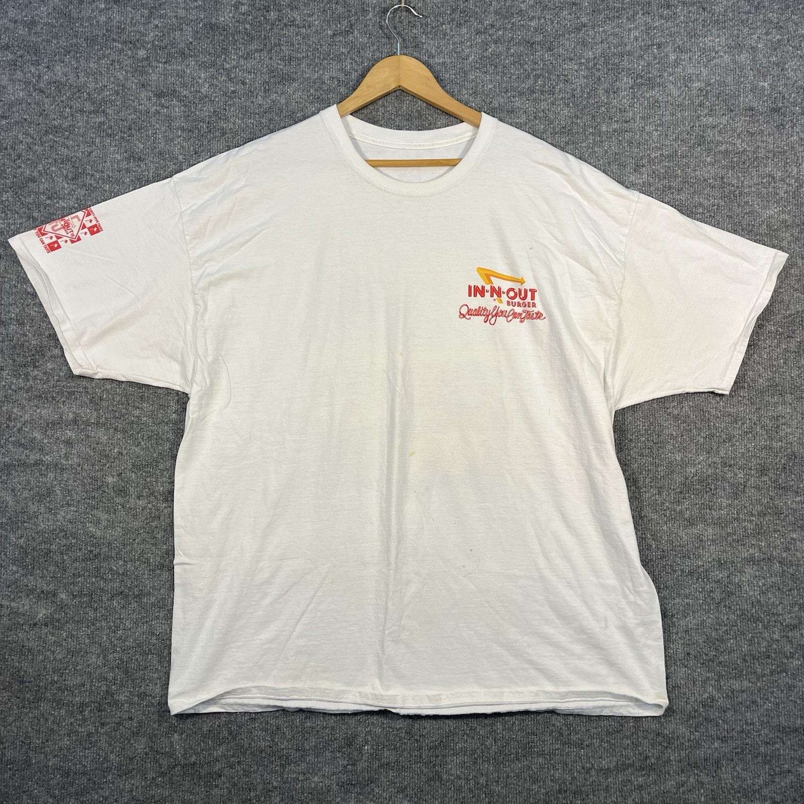 Vintage 90s In N Out Burger T-Shirt 1993 Anniversary California Mens 2XL Promo