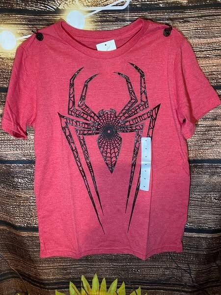 Marvel Boys Red Short Sleeve Spider-Man T-Shirt Spider Man Tee Shirt Medium