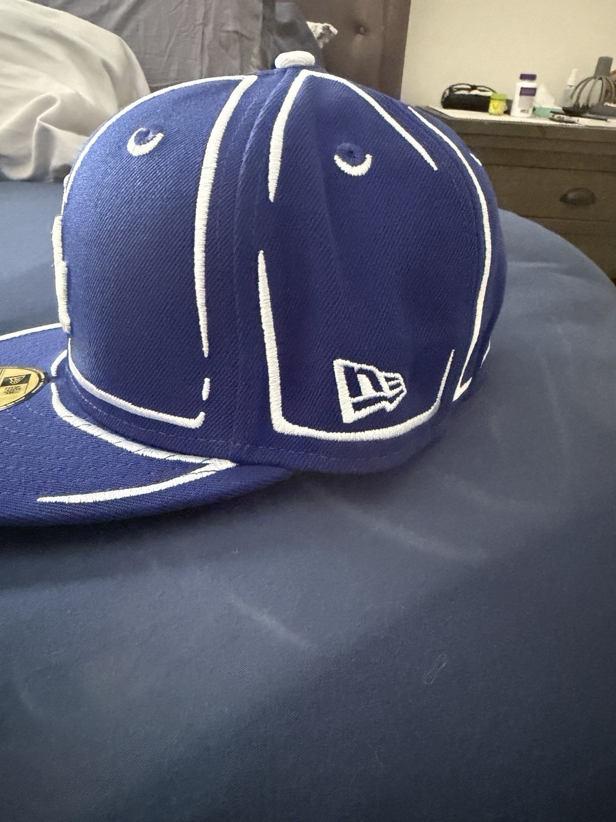 New Era Lids HD x Joshua Vides Los Angeles Dodgers Fitted Contrast LA OG 7 1/4