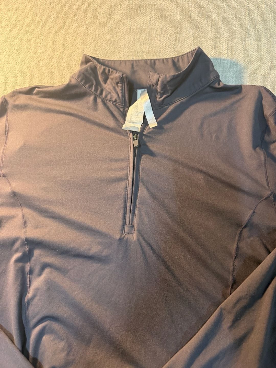 Fabletics Feather Tech Half-Zip Pullover Long Sleeve Workout Top