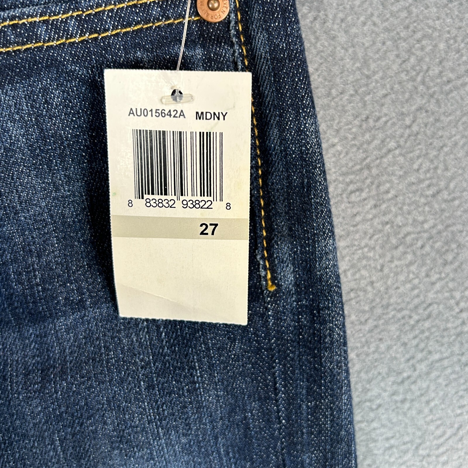 7 For All Mankind Jeans Womens Size 27 Kimmie Bootcut Stretch Denim NWT reg$198