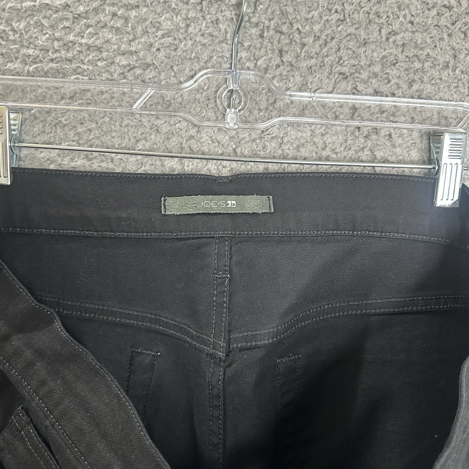 Joe’s Jeans Brixton Black Stretch Jeans Mens 36×30 Straight Slim Fit Dark Wash