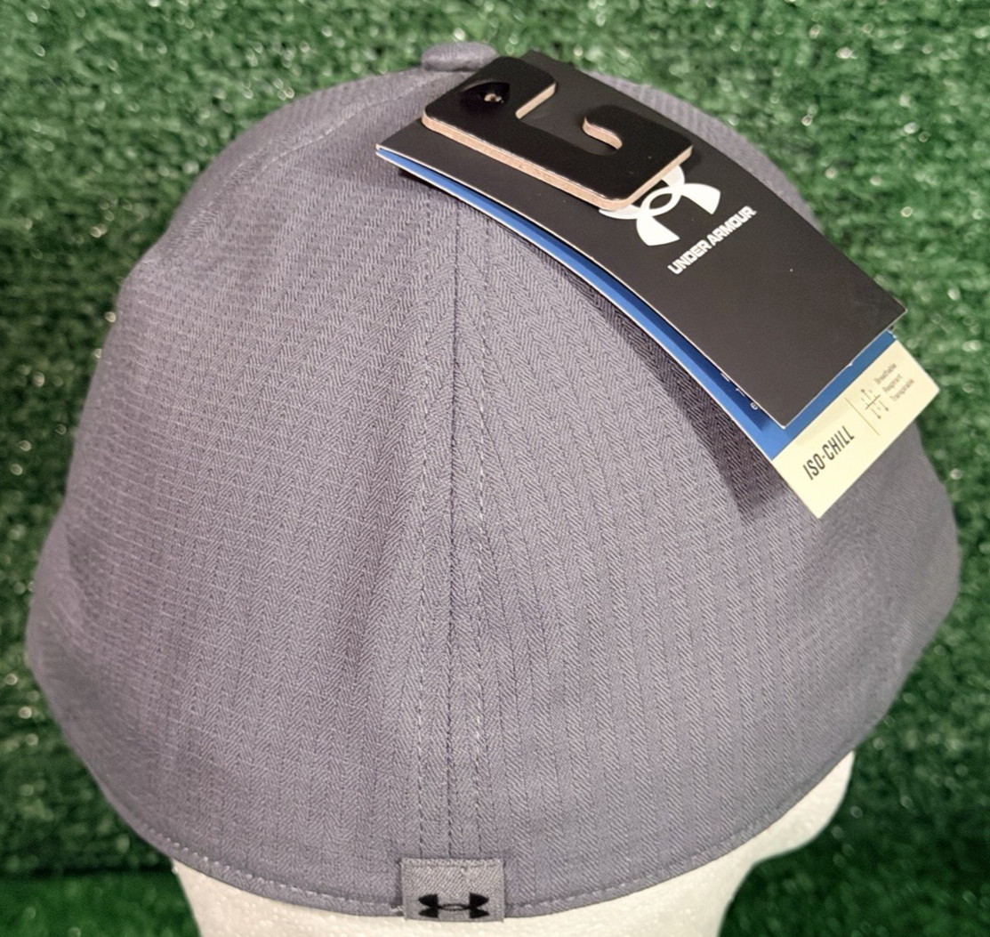 Under Armour Iso-Chill Stretch Hat Fitted XL/2XL Charcoal Gray (1383438), New