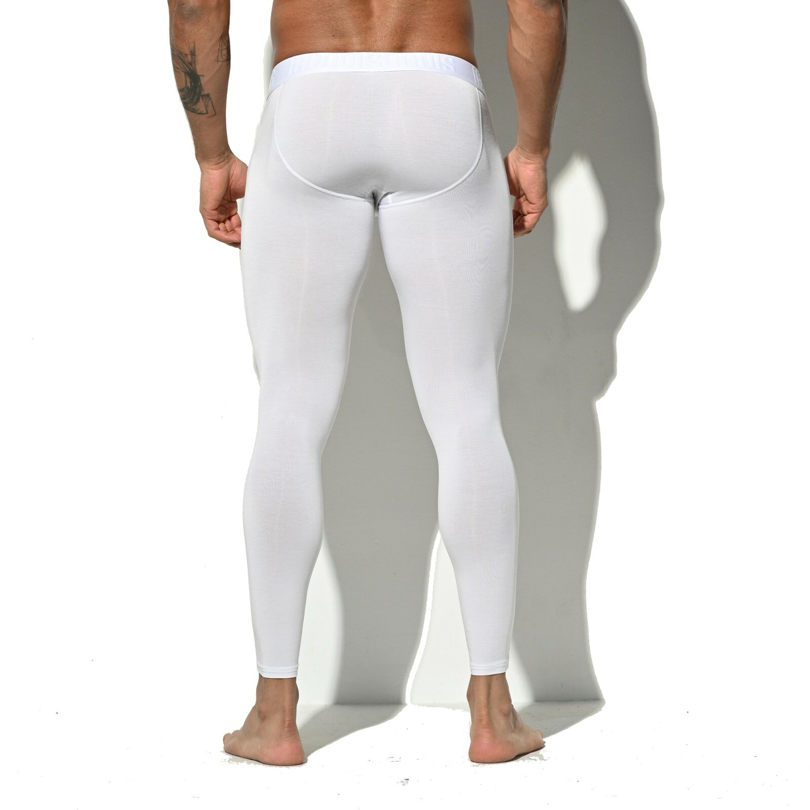 Mens Solid Modal Big U-Pouch Thermal Underwear Guys Long Johns Warm Bottoms 1113