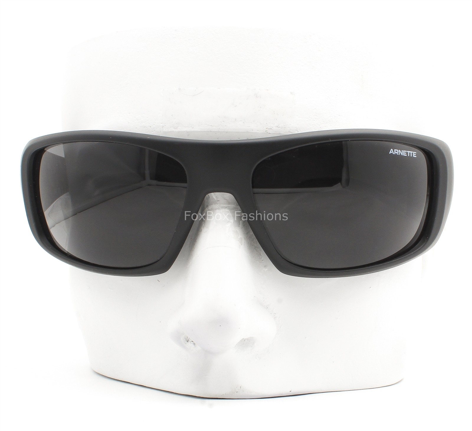Arnette Hot Shot Sunglasses 4182 2196/87 Matte Black Rubber Gray Lens with Case