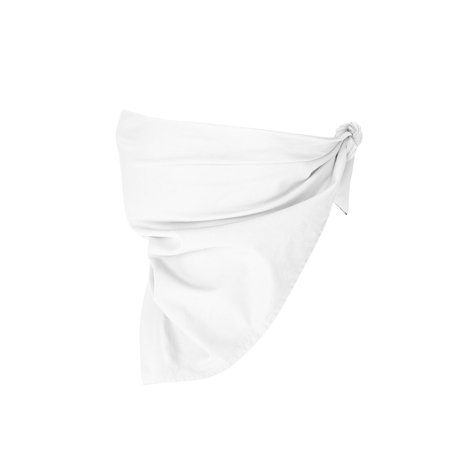 Mechaly 12 Pack of Blank Cotton Solid White Bandanas for Men and Women