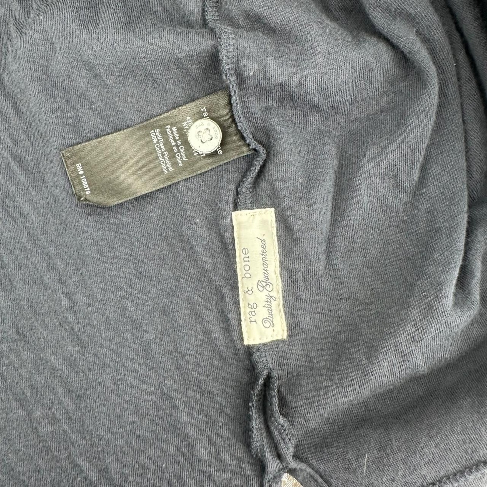Rag-bone Men’s Black and Grey Polo-shirts