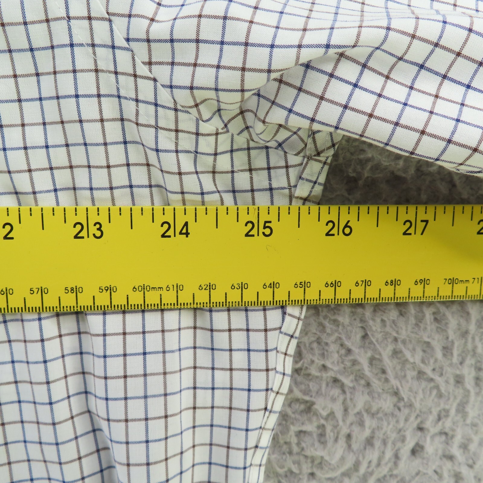 Lauren Ralph Lauren Shirt Mens Large 16.5 Black Brown Button Long Sleeve 34/35