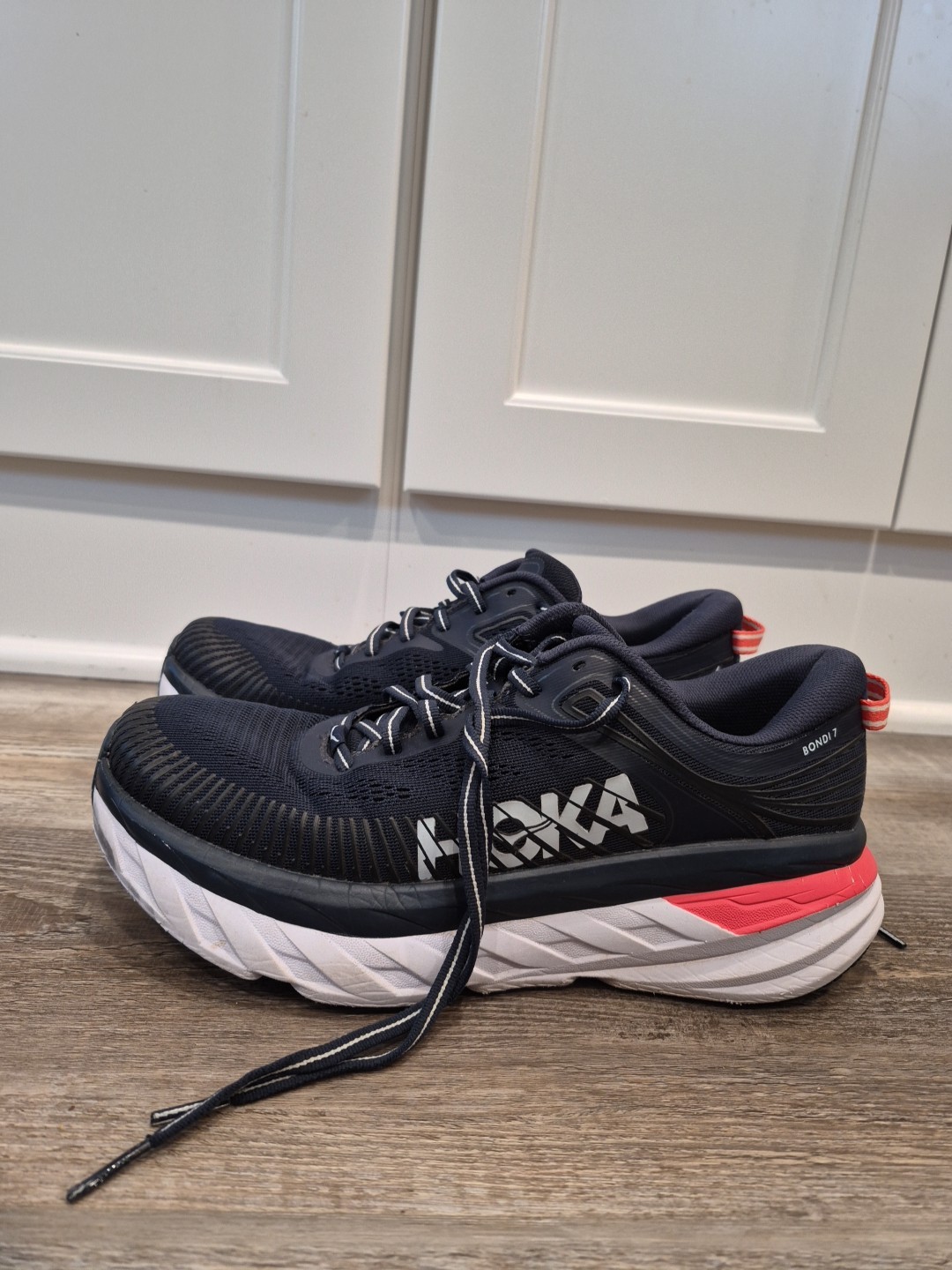 Size 8.5 – Hoka One One Bondi 7 Blue – 1110519-BIBBL