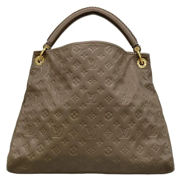 Authentic Louis Vuitton Artsy MM Terre Brown empreinte leather $3800 MSRP