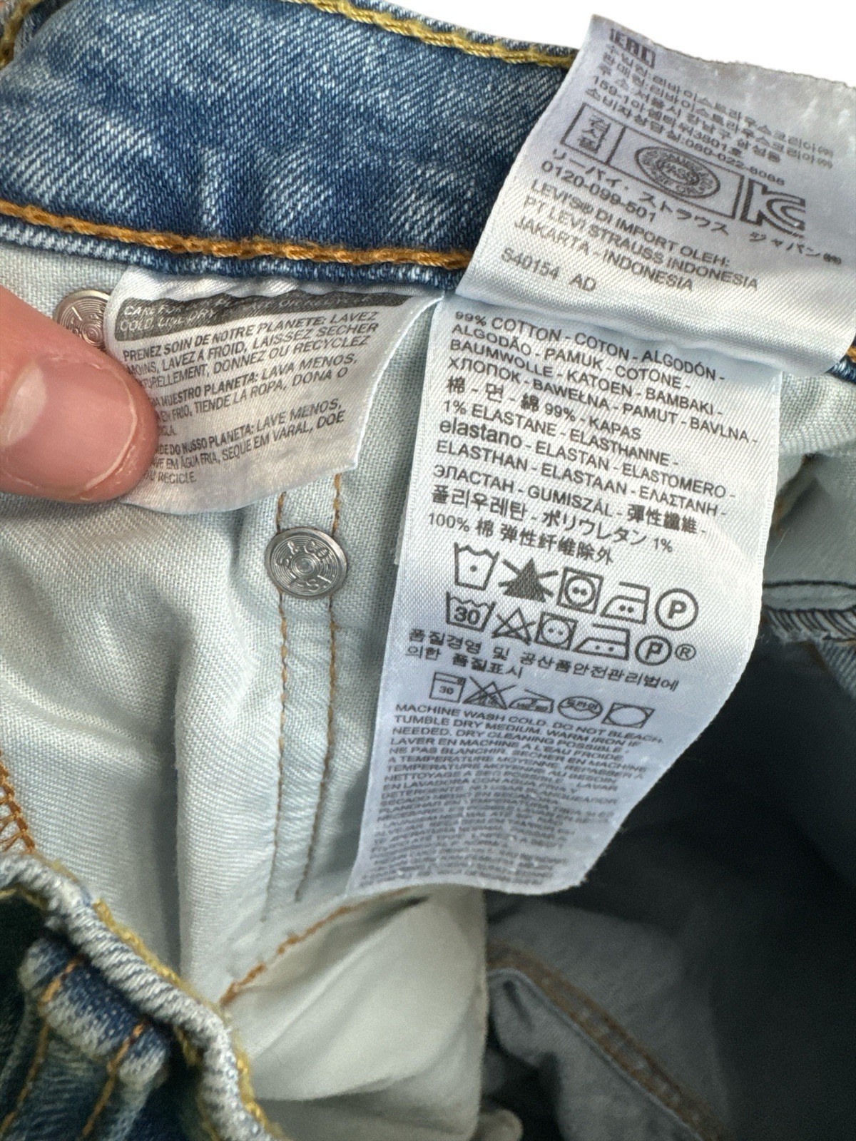 Levi’s 550 Denim Jeans Men’s Size 36×32 500 Series Medium Wash Denim Jeans
