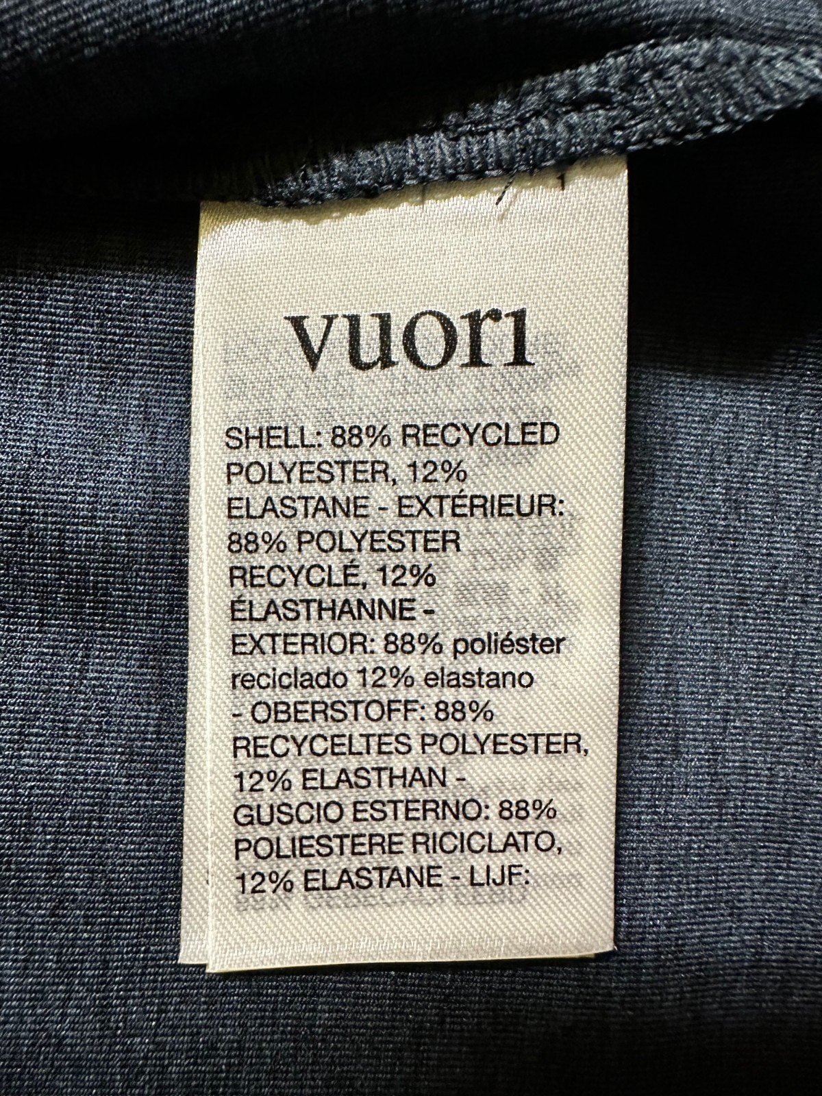 Vuori Men’s Sunday Element Vest INK HEATHER Blue sz Small NEW
