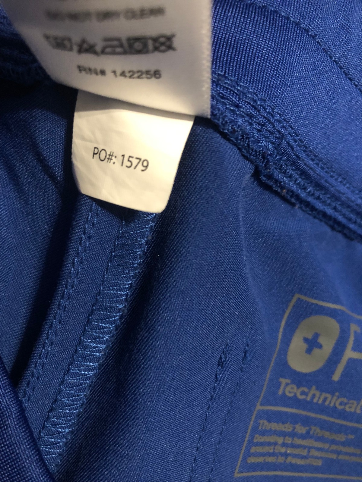 FIGS Scrubs Pants Bottoms Technical Collection Small S Blue PO#1579 (M88