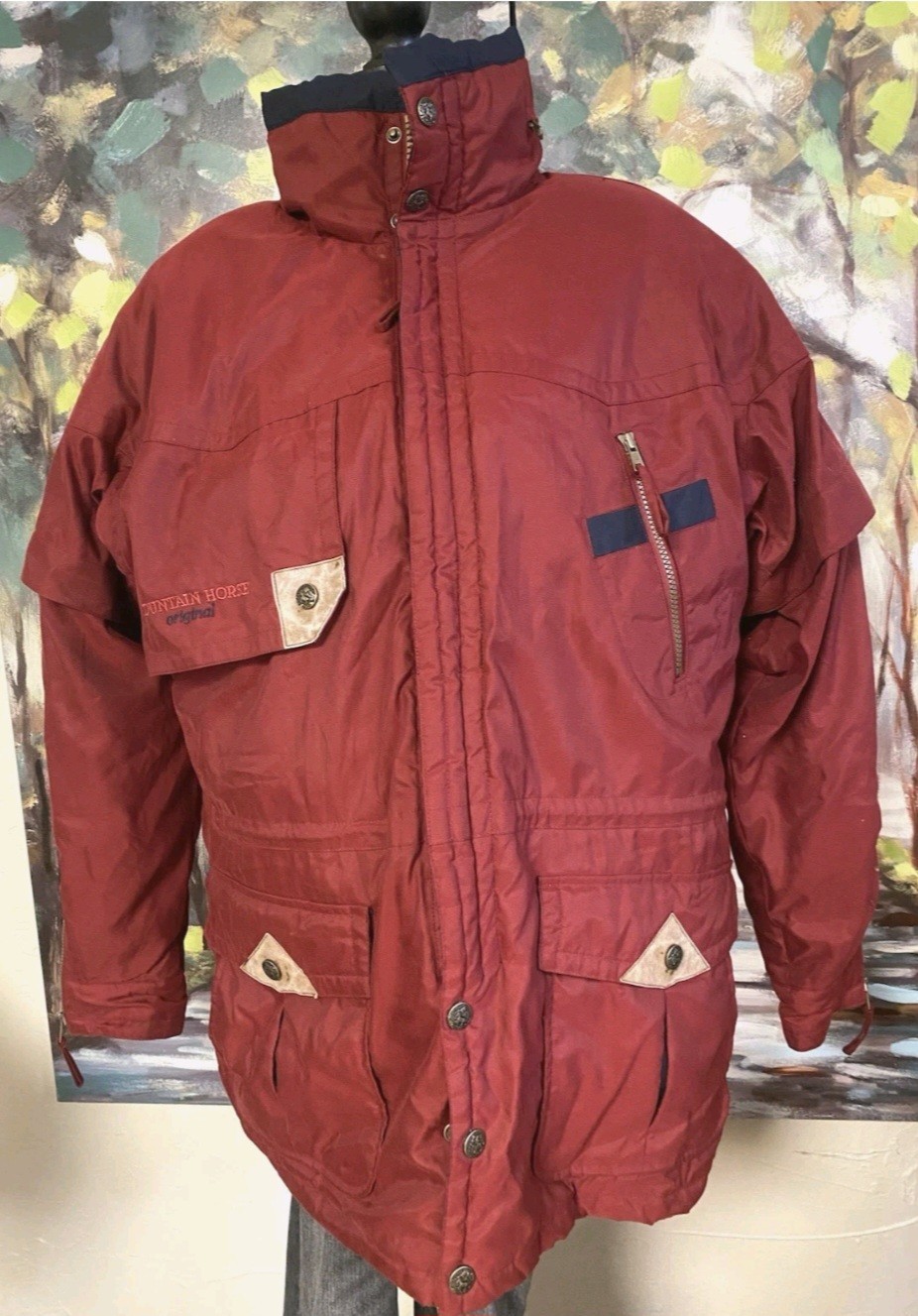 Mountain Horse Original Vintage Insulated Winter Jacket Red Men’s Large