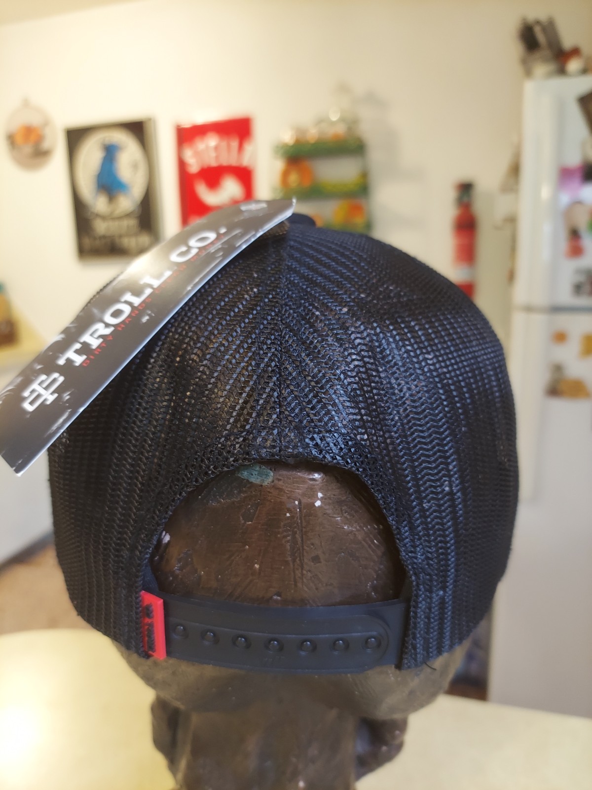 Dirty Hands Clean Money Troll Co Mesh Snapback Trucker Ball Cap NWT