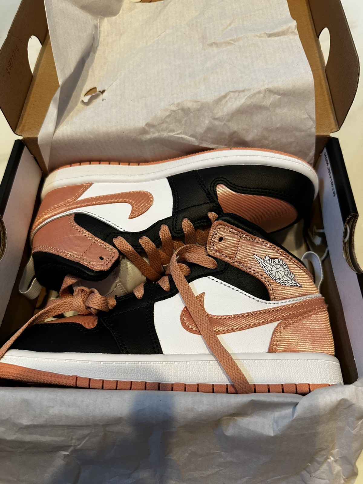 Size 1.5Y – Nike Air Jordan 1 Mid PS Light Madder Root Pink Coral DM9078-108