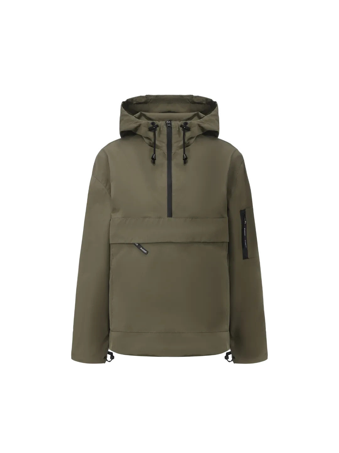 Puffit STM-TEX Waterproof Raincoat with Hoodie jacket & Kangaroo Pocket