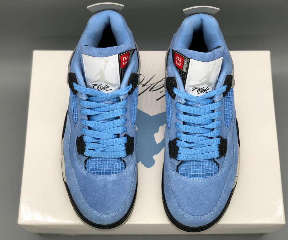 Jordan 4 Retro “University Blue” Men’s Mid Top Basketball Shoes