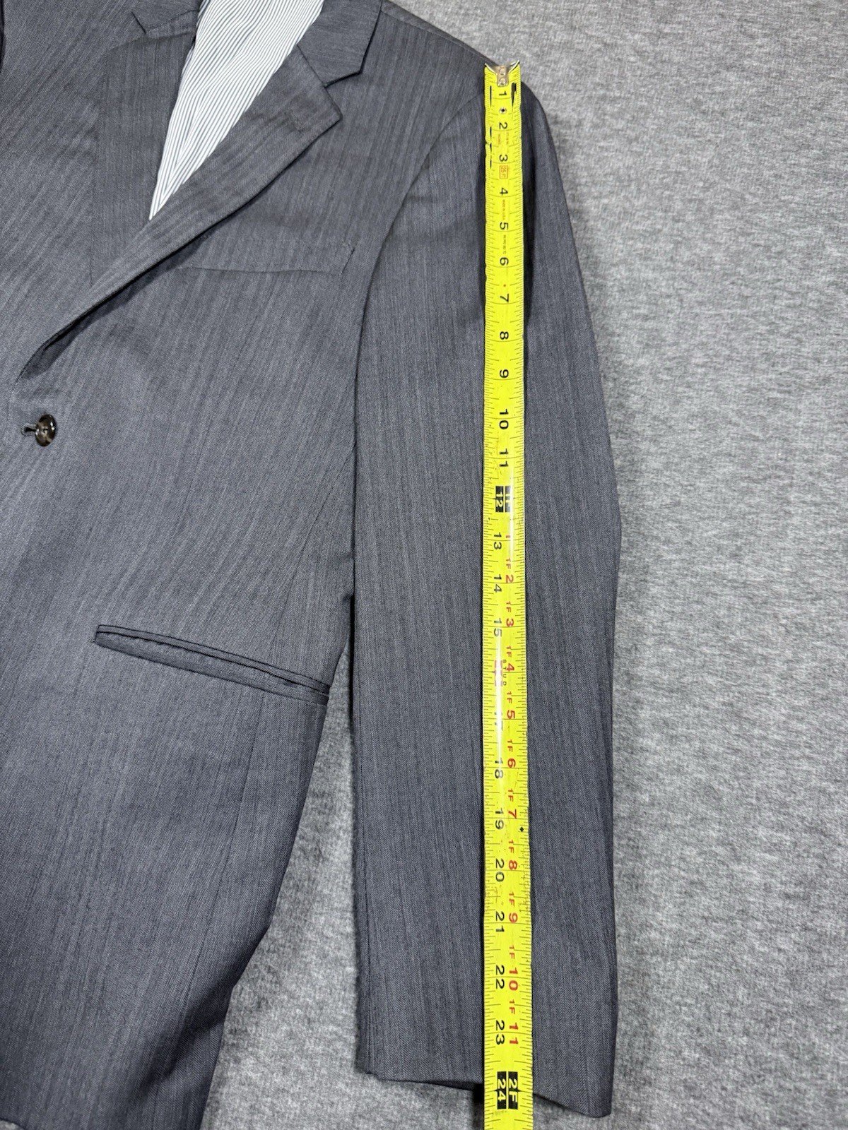Todd Snyder Mayfair Fit Men 38R Wool Blazer Charcoal Gray Two Button Made in USA