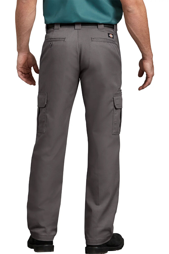 Dickies Mens Flex WP595 Regular Fit Straight Leg Work Uniform Pocket Cargo Pants