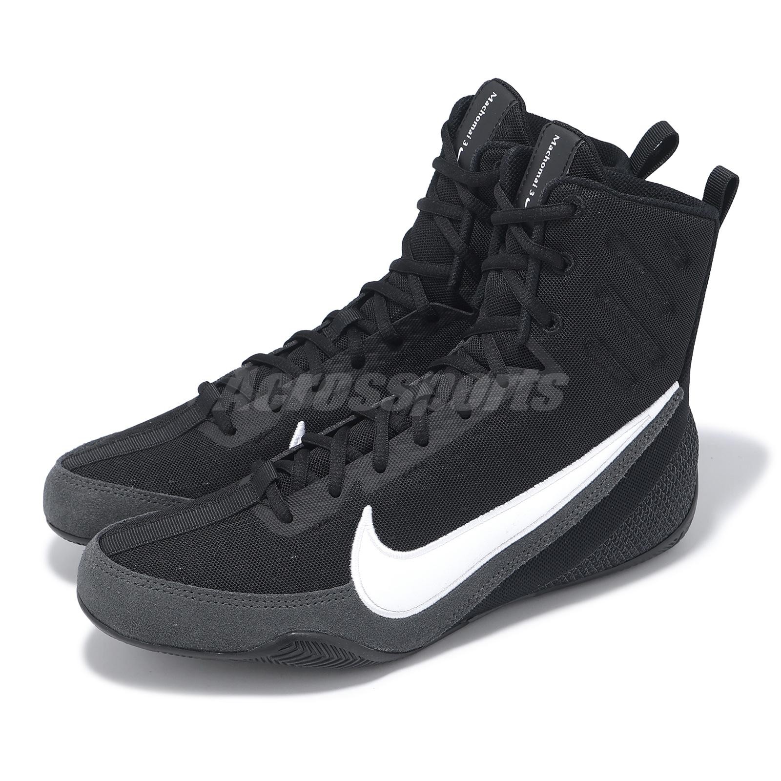 Nike Machomai 3 Black White Men Cross Training Boxing Shoes HF7333-001