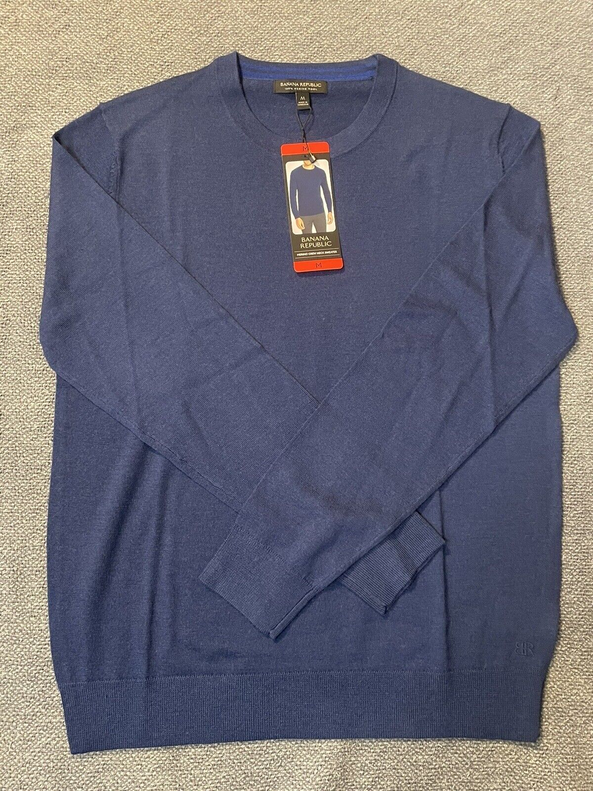 Banana Republic Men’s Merino Wool Crew Neck Sweater