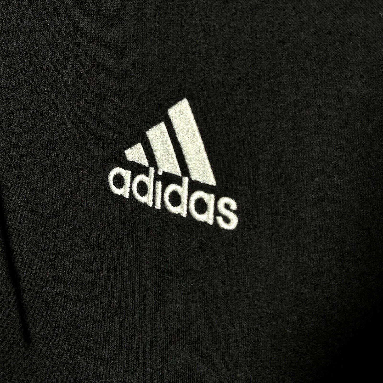 adidas Men’s Essentials Fleece Pullover Hoodie Size M Black Regular Fit Sweater