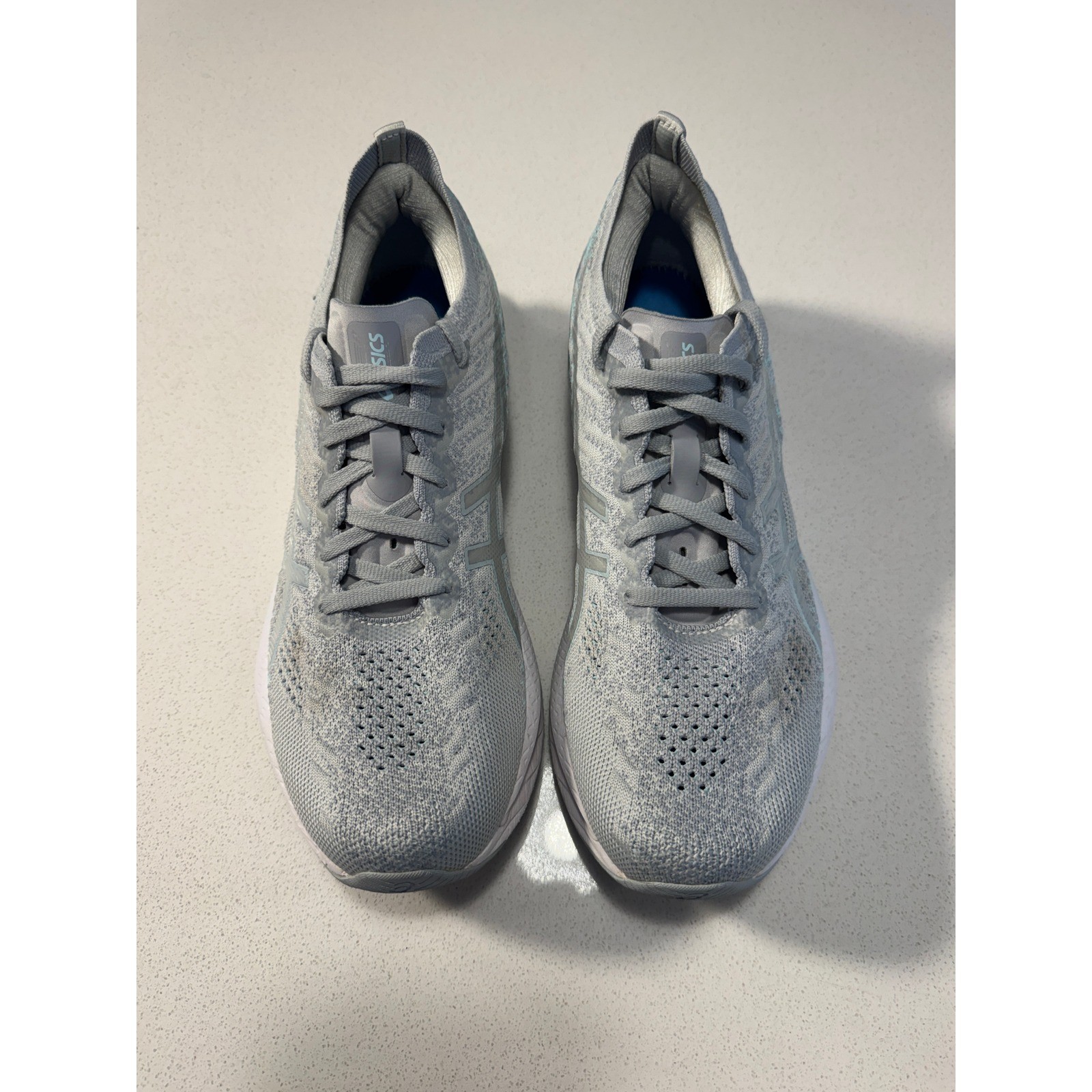 ASICS Gel-Kinsei Blast Womens 11 Grey Blue Shoes 1012B068 No Insoles