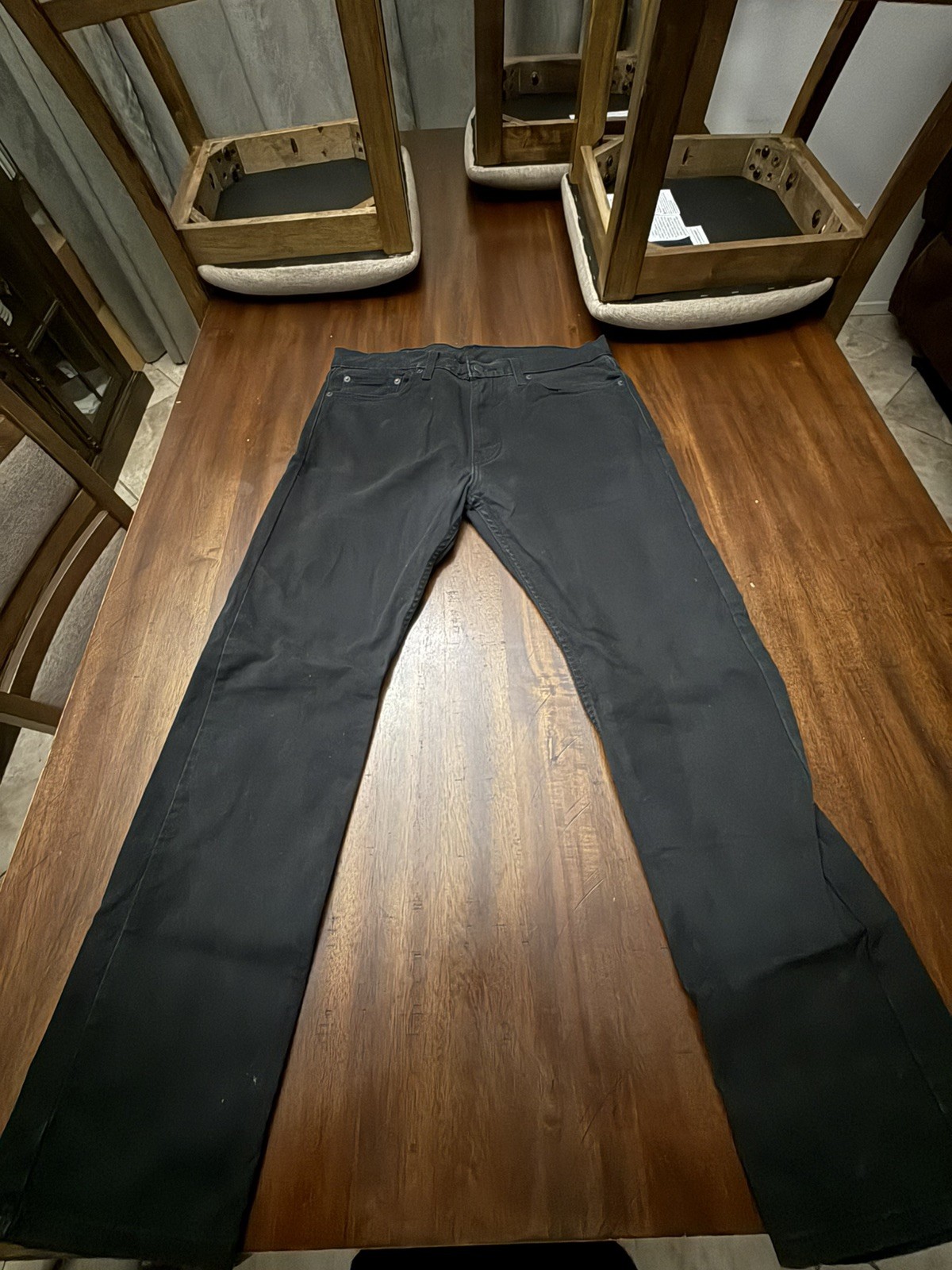 Men’s Levi – 513 – W34 x L30 – Black – Slim Straight