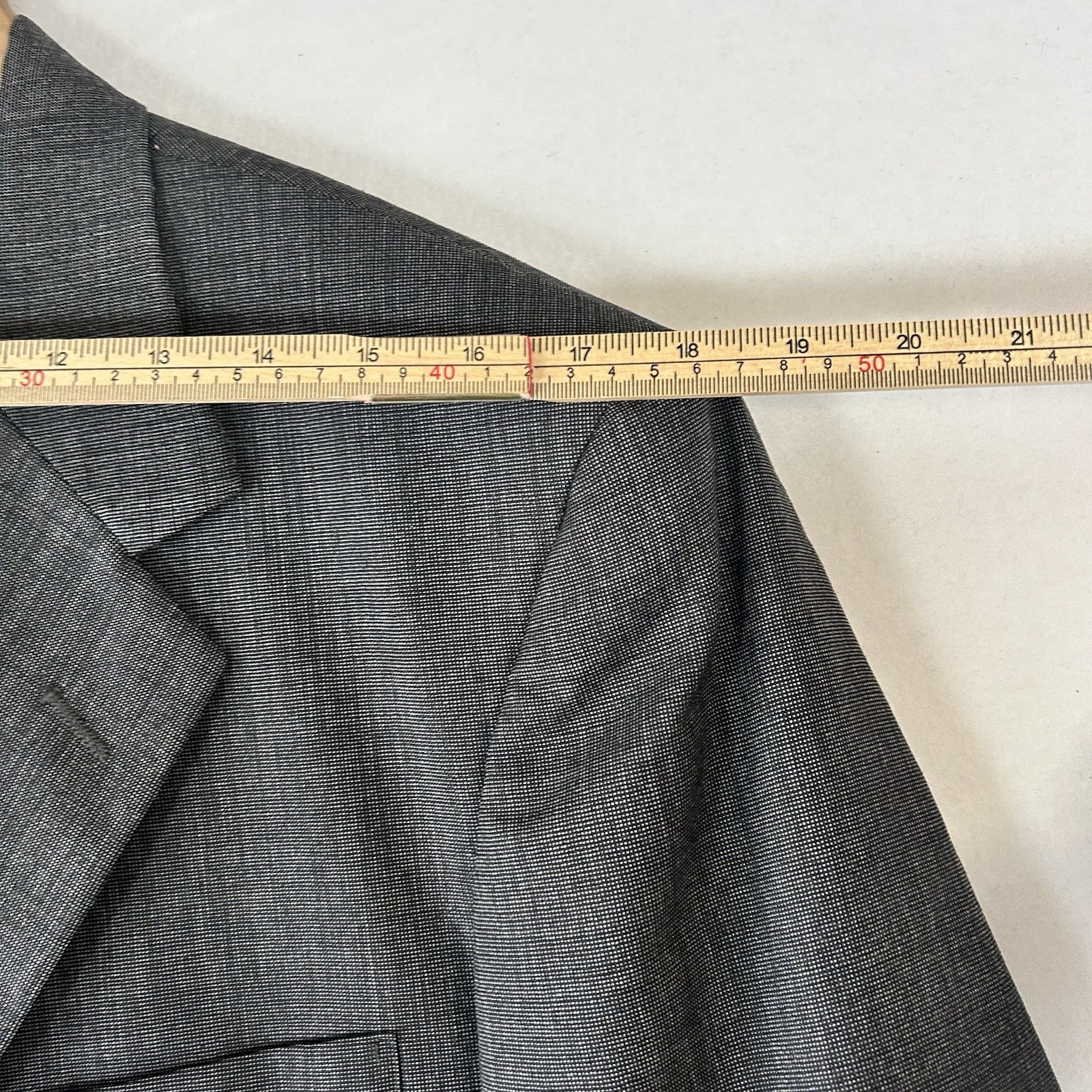 Corporate Image Tom James Gray Suit Mens 42 Blazer Pants 33×29