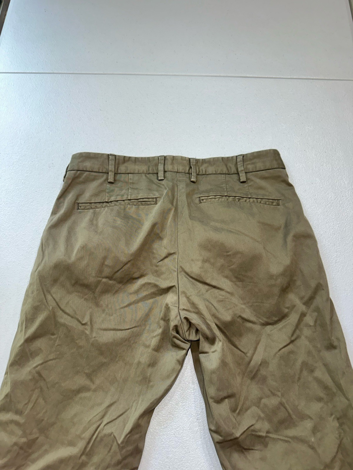 Asket The Chino Pants Men’s 28X30 Act 28X29 Slim Fit Tan Cotton Stretch Portugal