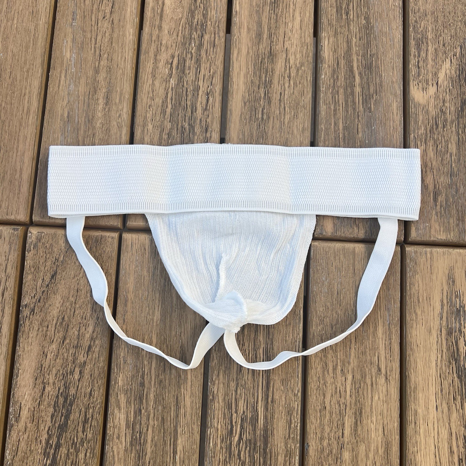 Martin sports Men white athletic supporter jock strap jockstraps size S M L XL