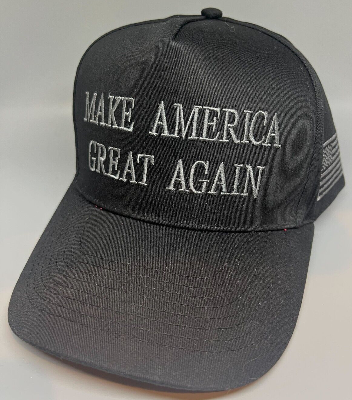 MAGA Dark Hat 4 Location Embroidery Elon Musk Trump Cap Make America Great Again