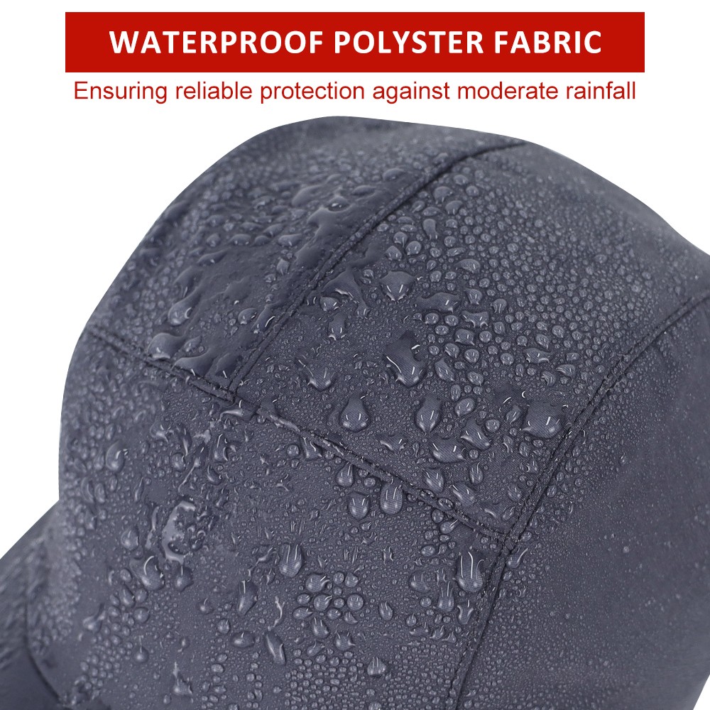 Waterproof Winter Fleece Hat with Ear Flaps Outdoor Warm Thermal Baseball Cap