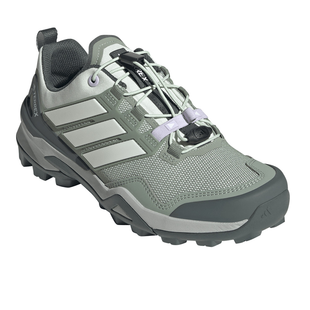 adidas Terrex Skychaser Hiking Womens Green Sneakers Athletic Shoes JH6389