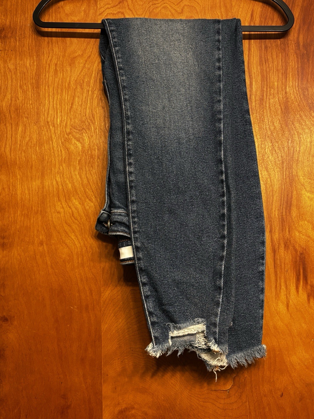 KanCan Women’s Blue Skinny Jeans, Distressed, Mid-Rise, Size 11/29