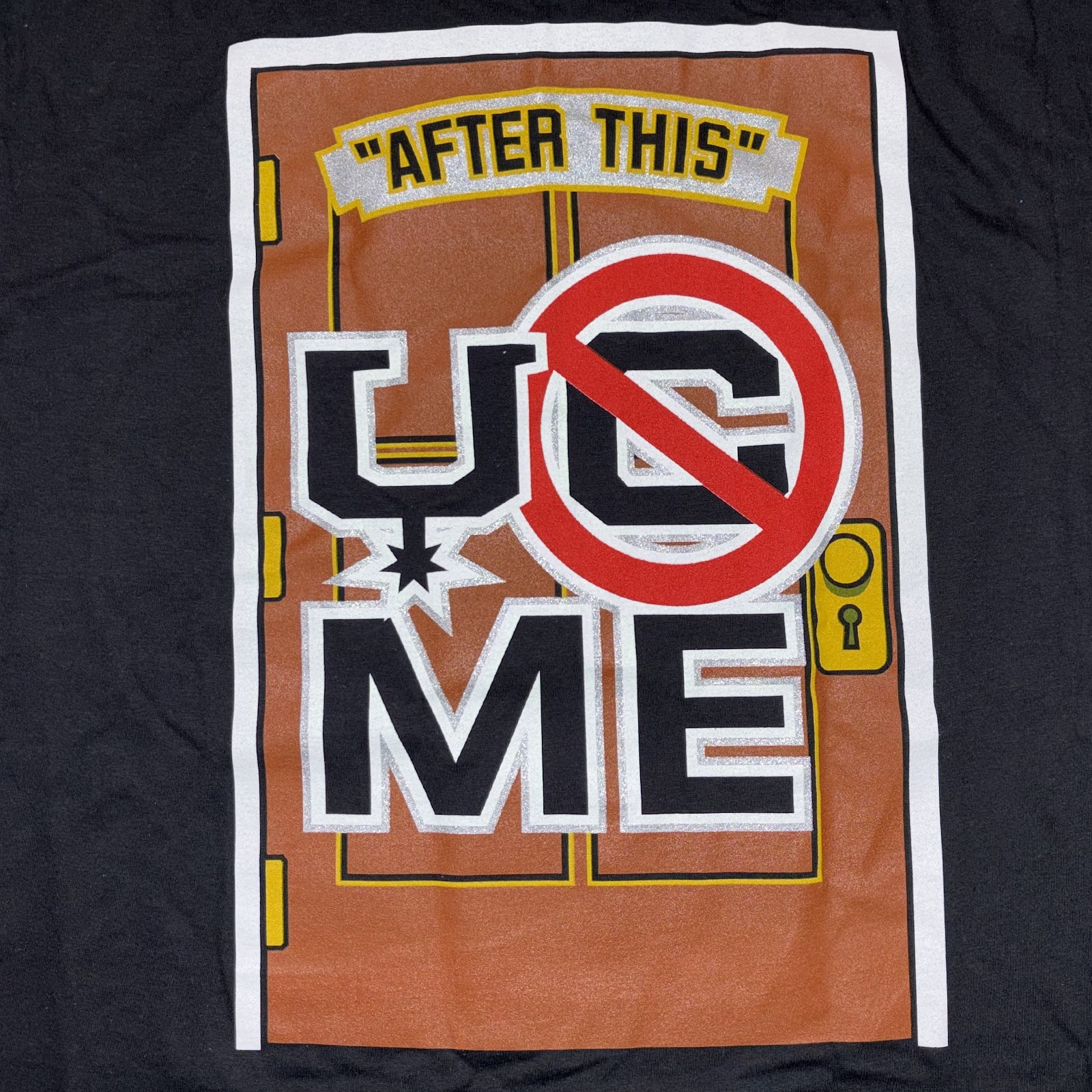 WWE Authentic John Cena San Antonio Spurs Shirt Farewell Tour Last Time is Now